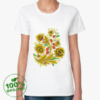 Женская футболка органик