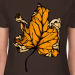 Желтый лист кленовый