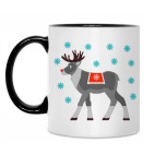 Кружка двухцветная