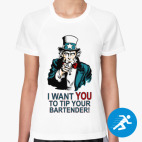 Женская спортивная футболка