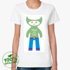 Женская футболка органик