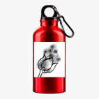 Металлическая бутылка 400 мл UV-DTF