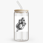 Банка с бамбуковой крышкой