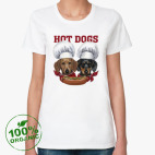 Женская футболка органик