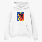 Толстовка худи оверсайз