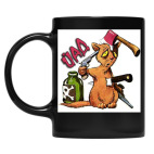 Кружка цветная UV-DTF