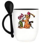 Кружка с ложкой