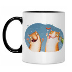 Кружка двухцветная