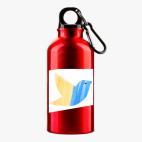 Металлическая бутылка 400 мл UV-DTF