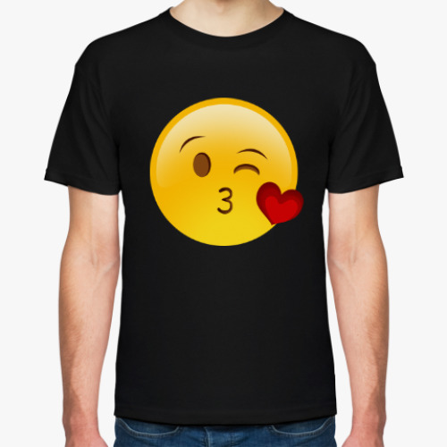 Футболка Emoji Смайл: Воздушный Поцелуй