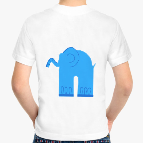 Детская футболка с принтом Слоник