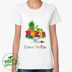 Женская футболка органик