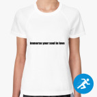 Женская спортивная футболка