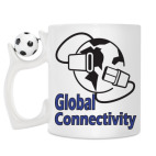 Кружка с футбольным мячиком