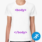 Женская спортивная футболка