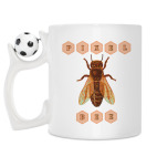 Кружка с футбольным мячиком