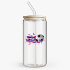 Банка с бамбуковой крышкой