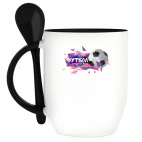 Кружка с ложкой