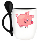 Кружка с ложкой