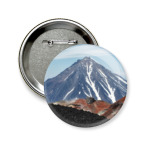 Вулканы, летний пейзаж полуострова Камчатка