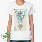 Женская футболка органик