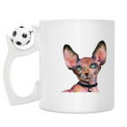 Кружка с футбольным мячиком