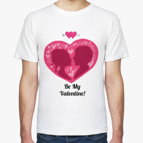 Футболка с принтом День святого Валентина