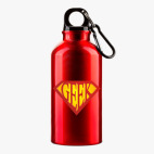 Металлическая бутылка 400 мл UV-DTF