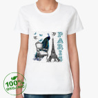 Женская футболка органик