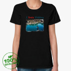 Женская футболка органик