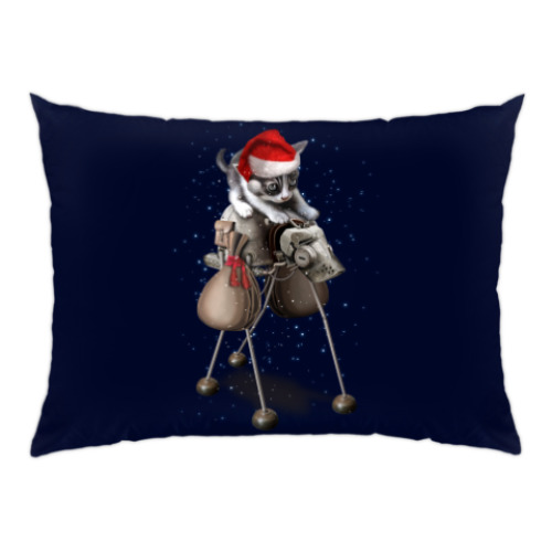 Подушка Happy New Year steampunk cat