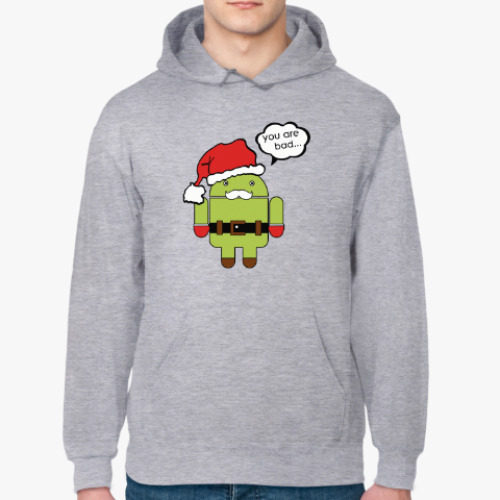 Толстовка худи с принтом Droid Moroz