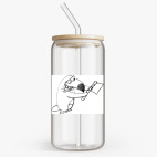 Банка с бамбуковой крышкой