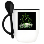 Кружка с ложкой