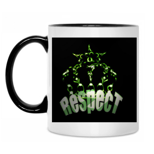 Кружка с принтом Респект