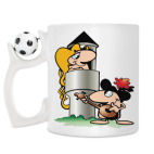 Кружка с футбольным мячиком