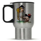 Кружка-термос металлик 14 февраля