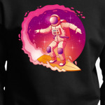 Космонавт серфер на волне