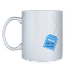 Кружка серебристая Vodka