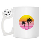 Кружка с футбольным мячиком