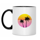 Кружка двухцветная