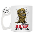 Кружка с футбольным мячиком