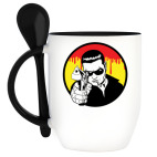 Кружка с ложкой