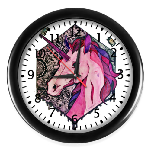 Настенные часы Frank the Unicorn
