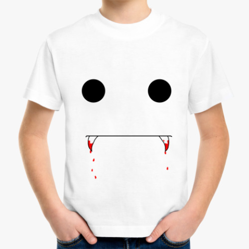 Детская футболка с принтом Вампир