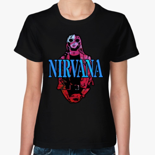 Женская футболка Nirvana