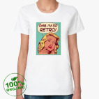 Женская футболка органик