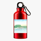 Металлическая бутылка 400 мл UV-DTF