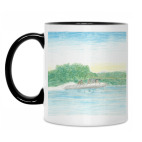 Кружка двухцветная