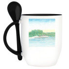 Кружка с ложкой